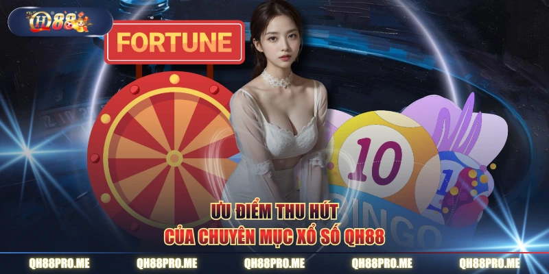 Ưu điểm thu hút của chuyên mục xổ số QH88